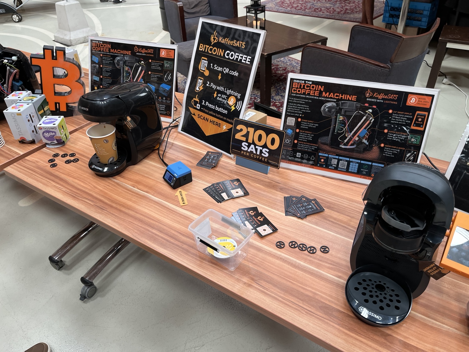KaffeeSATS Bitcoin Coffee Machine